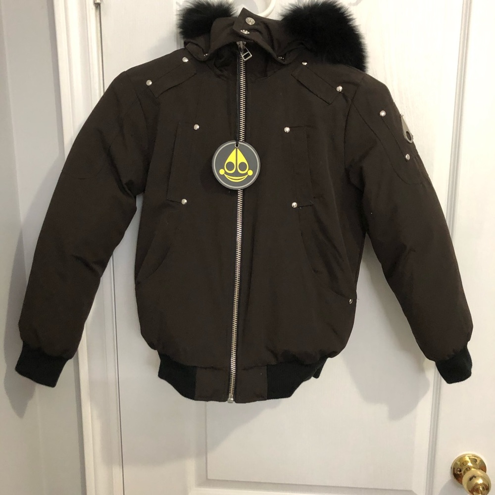 Kids medium size moose knuckle winter jacket